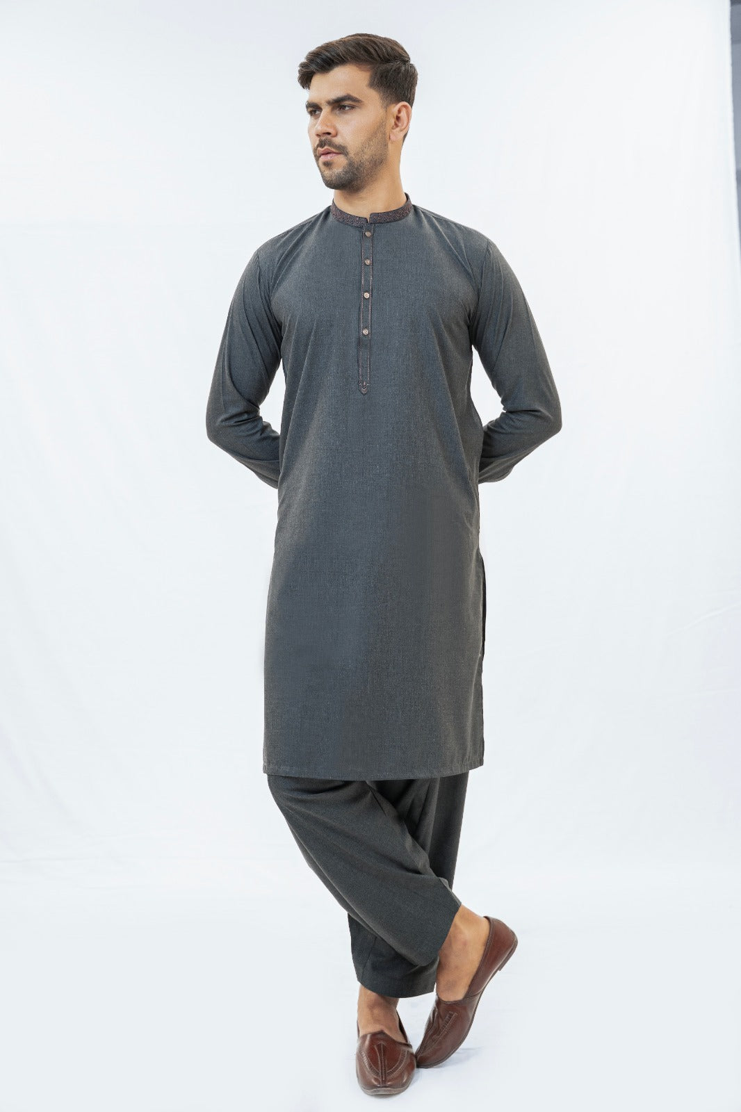 Charcoal Kurta Shalwar