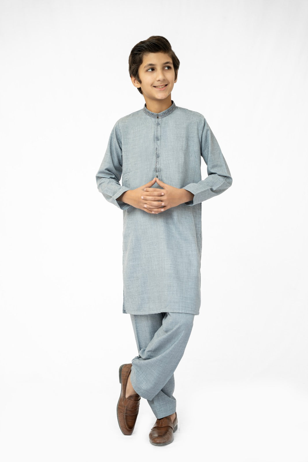 Grey Good Boys Kurta Pajama