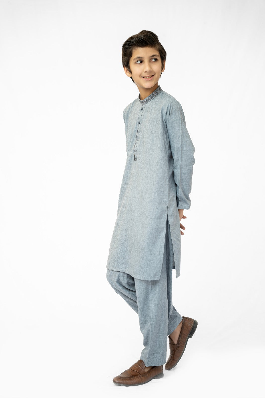 Grey Good Boys Kurta Pajama