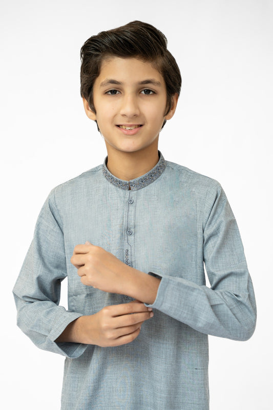 Grey Good Boys Kurta Pajama
