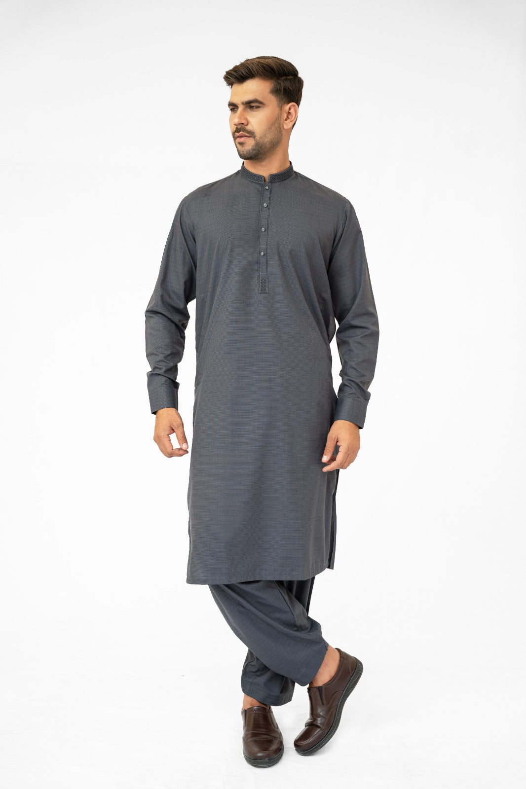 Storm Grey Kurta Shalwar