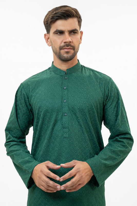 Green Meadow Kurta Pajama