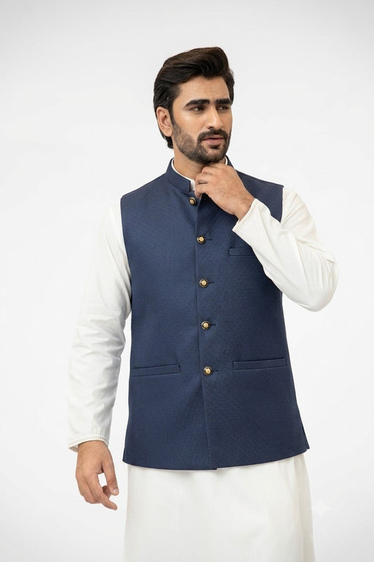 Dark Blue Waistcoat