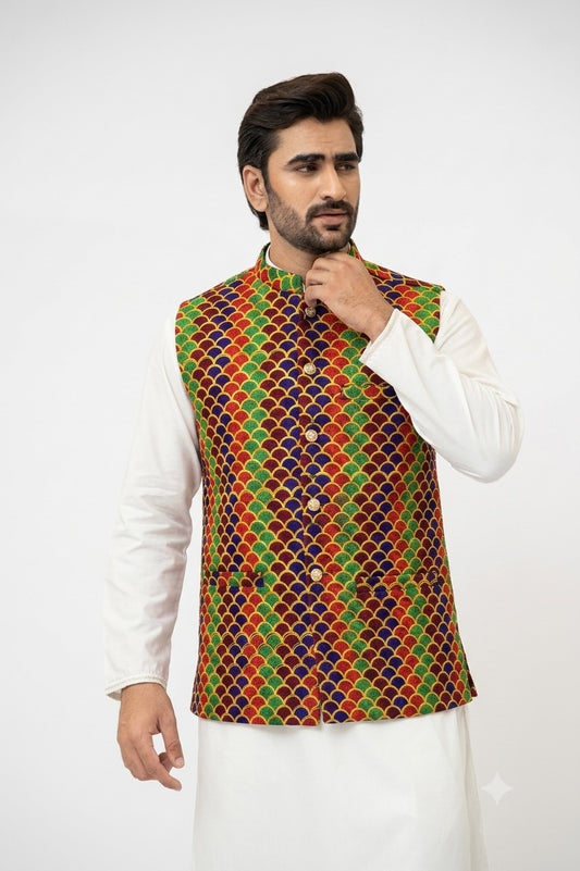 Multicoloured Waistcoat