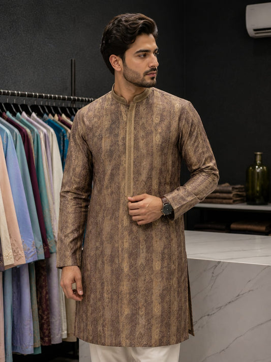 Bronze Motif Kurta Pajama