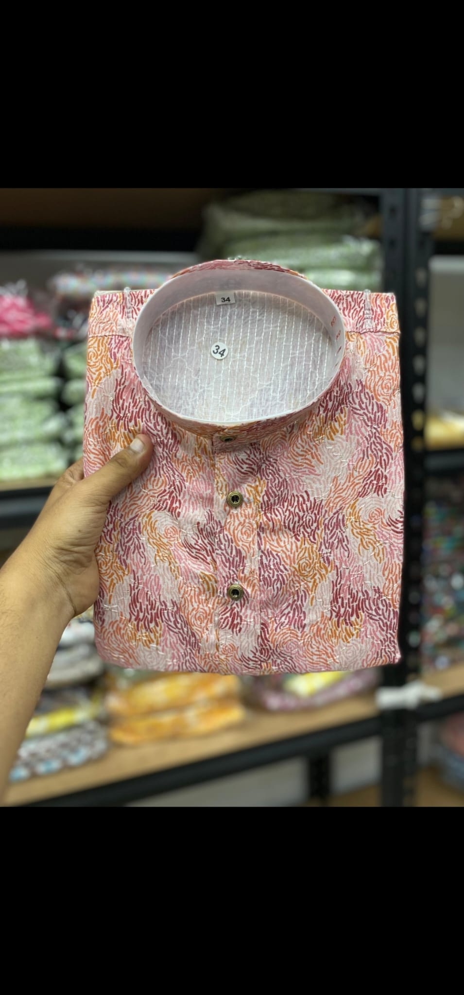 Coral Mirage Kurta