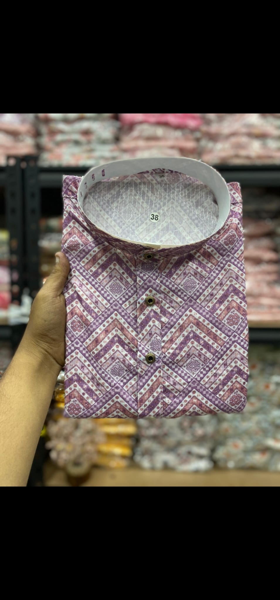 Mauve Maze Kurta