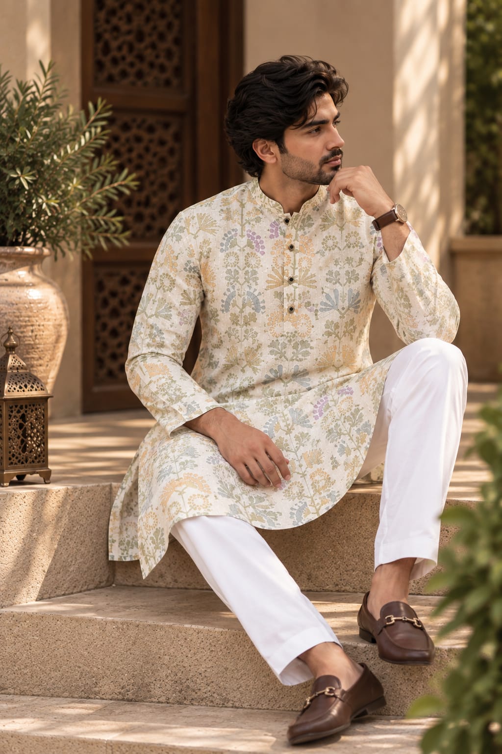 Ivory Garden Kurta