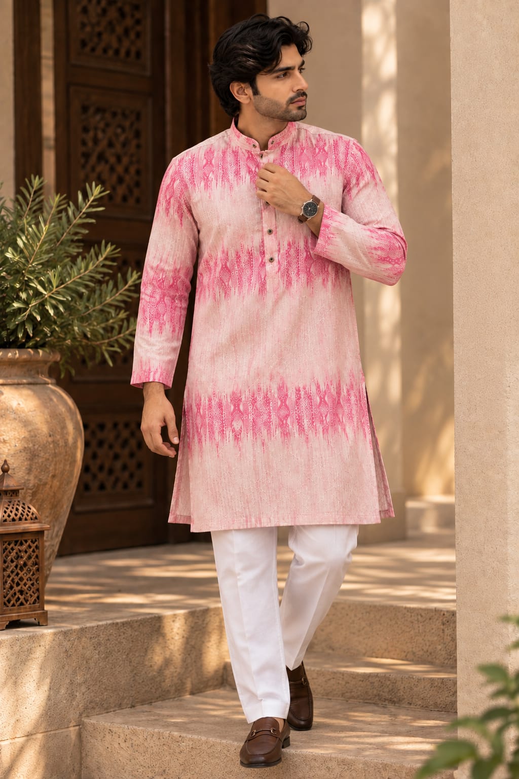 Blush Ripple Kurta